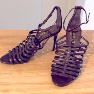Ralph Lauren strappy heels!